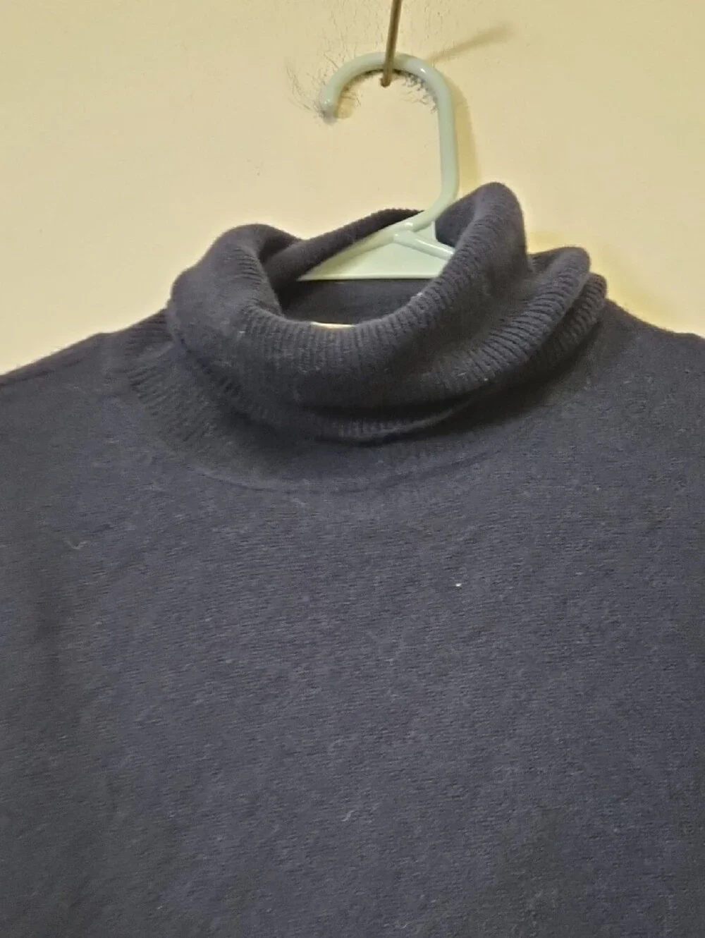 J. Crew Men's Navy Turtleneck Sweater - Slim Fit Size L